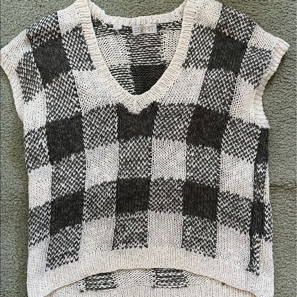 Plaid Sweater Vest